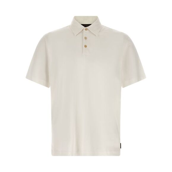 Zanone Men's Cotton Silk Polo Shirt
